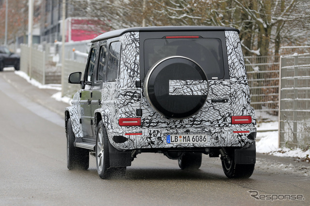 メルセデス AMG G63 改良新型プロトタイプ(スクープ写真)