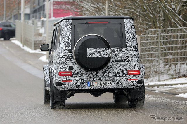 メルセデス AMG G63 改良新型プロトタイプ(スクープ写真)