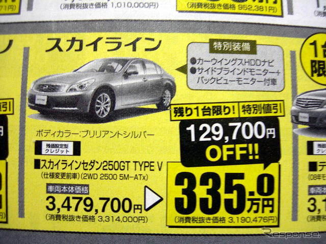 【週末の値引き情報】このプライスでこの新車を購入できる!!