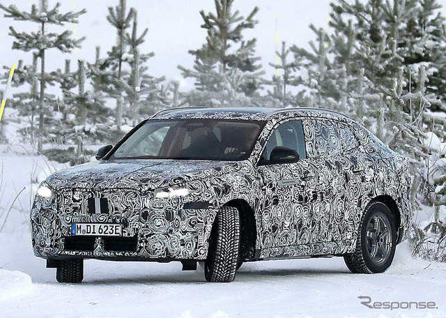 BMW iX2 プロトタイプ(スクープ写真)