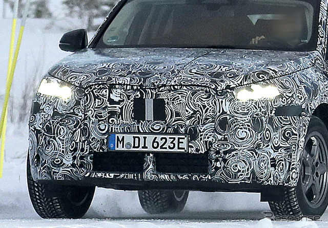 BMW iX2 プロトタイプ(スクープ写真)