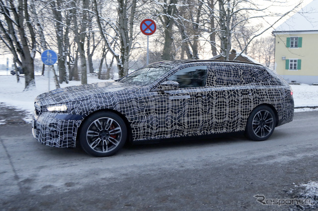 BMW i5 ツーリング プロトタイプ(スクープ写真)