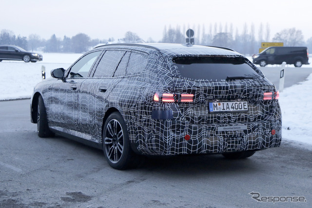 BMW i5 ツーリング プロトタイプ(スクープ写真)