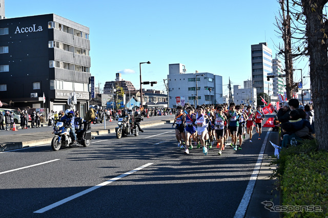 ニューイヤー駅伝の様子