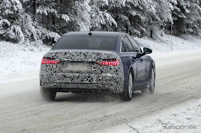 アウディ A6 セダン 改良新型プロトタイプ(スクープ写真)
