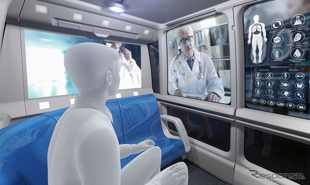 トヨタ紡織の自動運転コンセプトカー「MOOX」