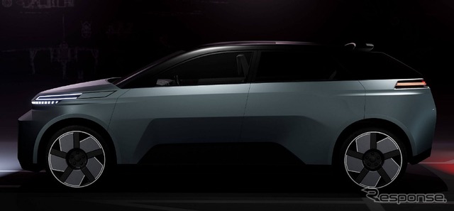 カナダ自動車部品製造業協会(APMA)の自動運転技術を搭載した電動SUVコンセプト「プロジェクト・アロー」のスケッチ