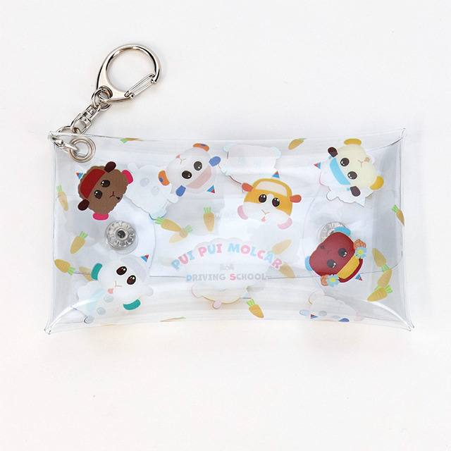 『PUI PUI モルカー DRIVING SCHOOL』クリアポーチ(C)見里朝希/ PUI PUI モルカーDS 製作委員会