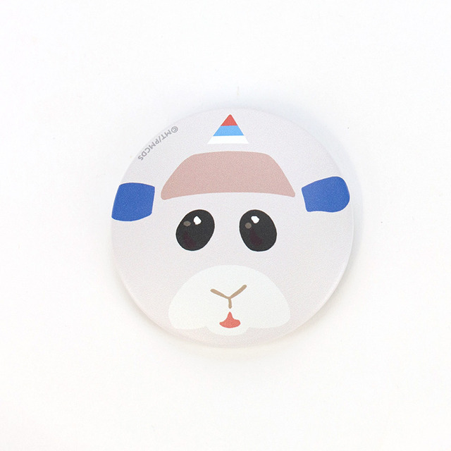 『PUI PUI モルカー DRIVING SCHOOL』フェイス缶バッジ/ペーター(C)見里朝希/ PUI PUI モルカーDS 製作委員会