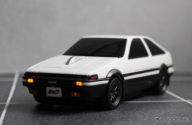 スプリンタートレノ(AE86)型無線マウス「頭文字D」藤原とうふ店(自家用)仕様