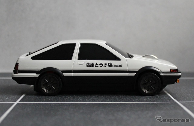 スプリンタートレノ(AE86)型無線マウス「頭文字D」藤原とうふ店(自家用)仕様