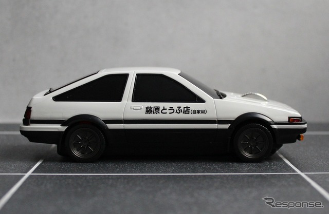 スプリンタートレノ（AE86）型無線マウス「頭文字D」藤原とうふ店（自家用）仕様