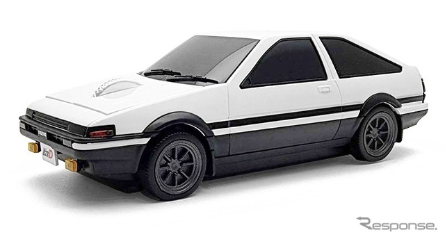 スプリンタートレノ(AE86)型無線マウス「頭文字D」藤原とうふ店(自家用)仕様
