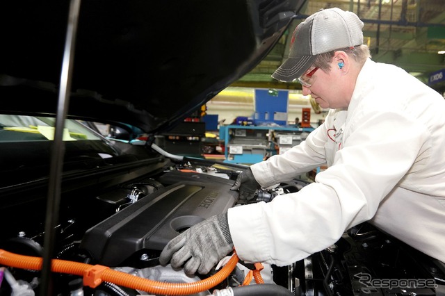 ホンダの米国オハイオ州メアリーズビル工場で生産を開始した新型 アコード
