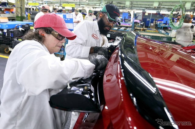 ホンダの米国オハイオ州メアリーズビル工場で生産を開始した新型 アコード