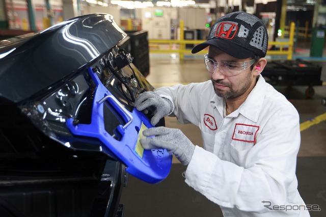 ホンダの米国オハイオ州メアリーズビル工場で生産を開始した新型 アコード