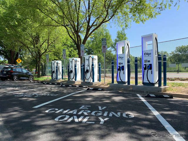 EVgoの充電ステーション