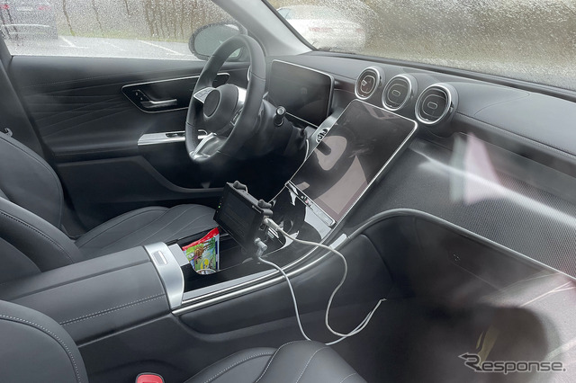 メルセデスベンツ GLCクーペ 新型プロトタイプ(スクープ写真)