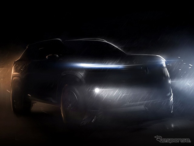 ホンダの新型SUVのティザースケッチ
