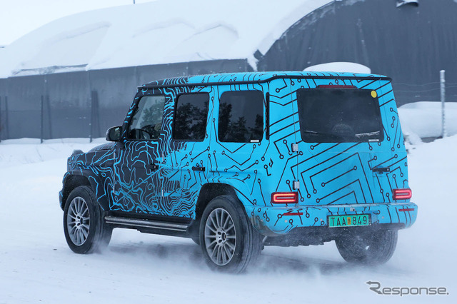 メルセデスベンツ EQG 市販型プロトタイプ(スクープ写真)
