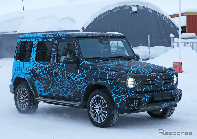 メルセデスベンツ EQG 市販型プロトタイプ(スクープ写真)