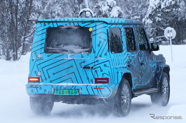 メルセデスベンツ EQG 市販型プロトタイプ(スクープ写真)