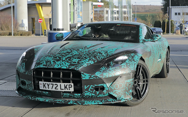 アストンマーティン DB11 プロトタイプ(スクープ写真)