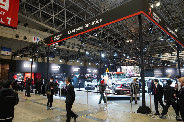 三菱自動車ブース(東京オートサロン2023)