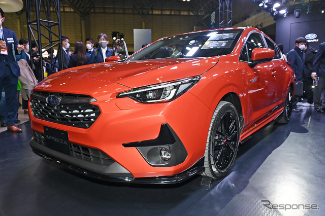 スバル インプレッサ プロトタイプ STIパーツ装着車(東京オートサロン2023)