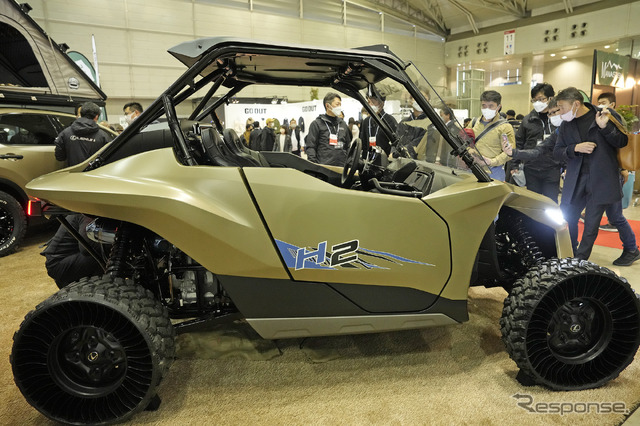 レクサスの水素エンジン車「ROVコンセプト2」(東京アウトドアショー2023)