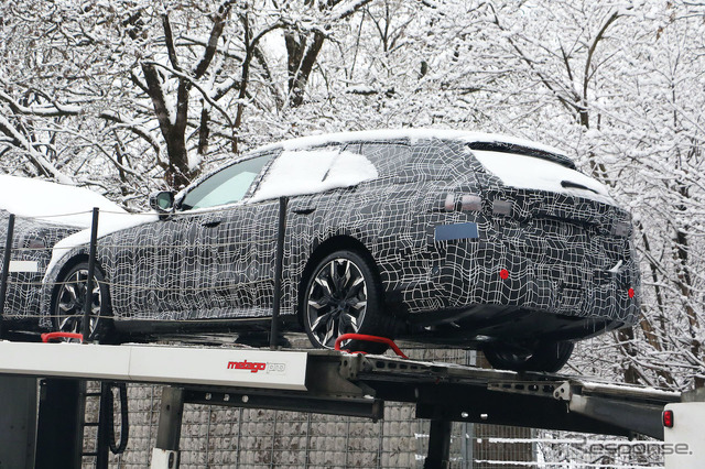 BMW i5ツーリング プロトタイプ(スクープ写真)