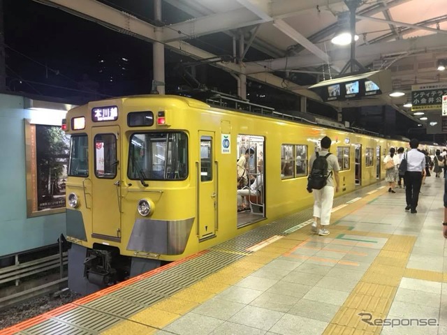 西武2000系前パン車2409号車（2018年7月、西武新宿駅）