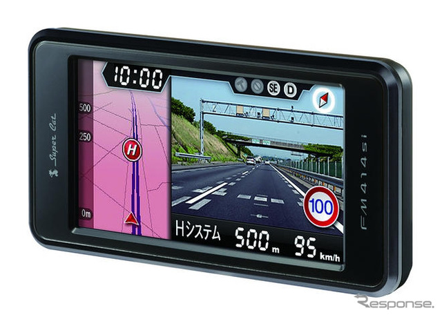ユピテル、高感度のGPSレーダー探知機 FM414Si 発表
