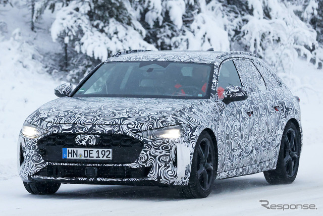 アウディ S4アバント 次期型プロトタイプ(スクープ写真)