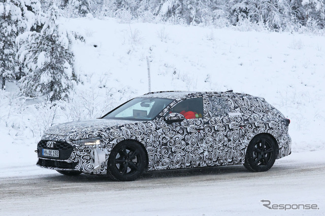 アウディ S4アバント 次期型プロトタイプ(スクープ写真)