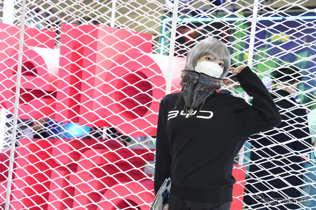 Z世代を意識したBYDのブース(東京オートサロン2023)