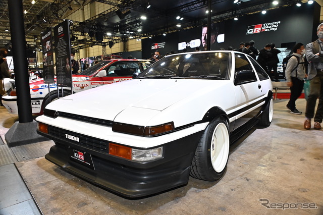 佐々木雅弘選手のトヨタ スプリンタートレノ AE86（東京オートサロン2023）