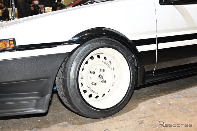 佐々木雅弘選手のトヨタ スプリンタートレノ AE86(東京オートサロン2023)