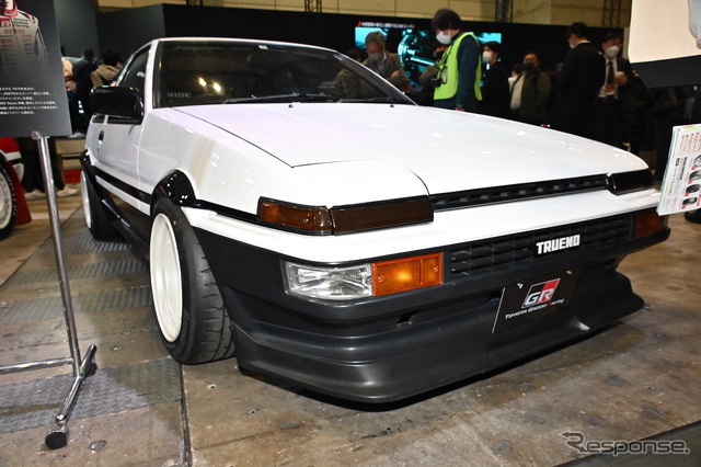 佐々木雅弘選手のトヨタ スプリンタートレノ AE86（東京オートサロン2023）