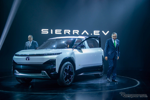 電動SUVの提案、タタ・シエラ(デリーモーターショー2023)