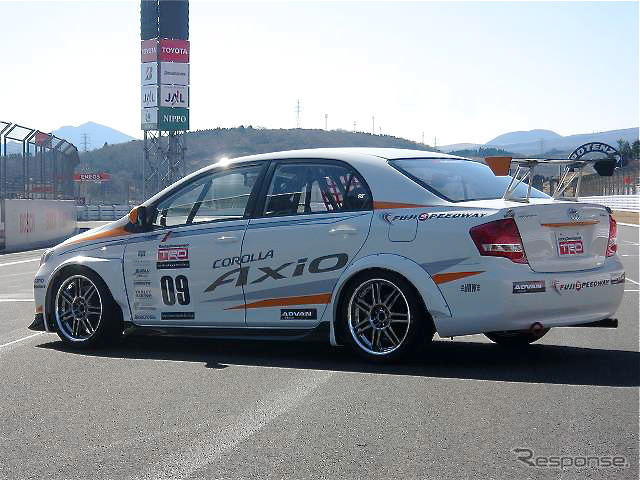 【トヨタ カローラアクシオ“GT”登場】レース車両が走行テスト実施