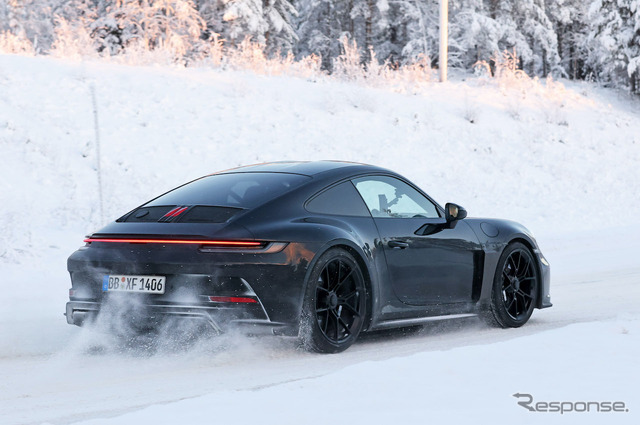 ポルシェ 911 ST 市販型プロトタイプ スクープ写真