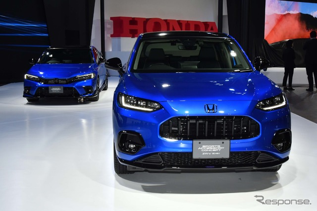 ホンダアクセス シビックe:HEV スポーツアクセサリーコンセプトとZR-V e:HEV スポーツアクセサリーコンセプト(東京オートサロン2023)
