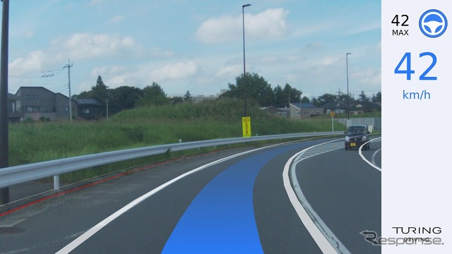 チューリングのAI自動運転機能（イメージ）