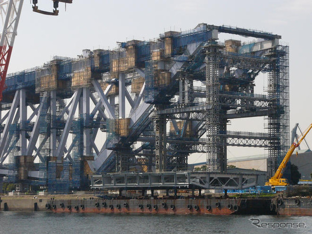 【東京港臨海大橋】長さベイブリッジの2倍! 架設工事始まる