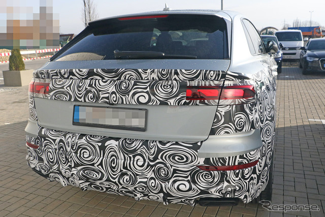 アウディ Q8 改良新型プロトタイプ(スクープ写真)