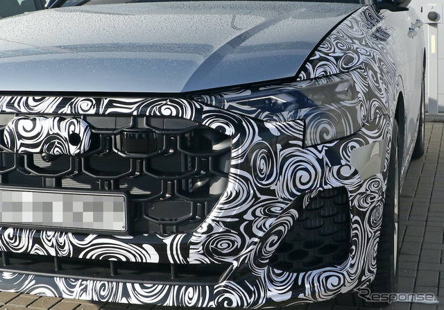 アウディ Q8 改良新型プロトタイプ(スクープ写真)