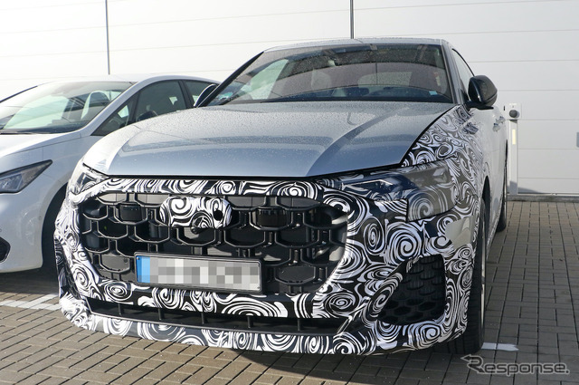 アウディ Q8 改良新型プロトタイプ(スクープ写真)