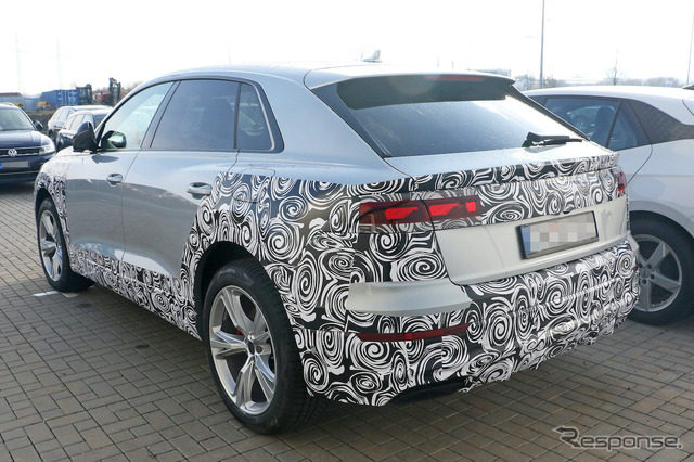 アウディ Q8 改良新型プロトタイプ(スクープ写真)