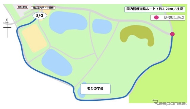 園内管理道路ルート